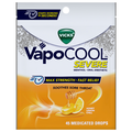 Vicks VapoCOOL Severe Oral Anesthetic Honey Lemon Chill Flavor Drops