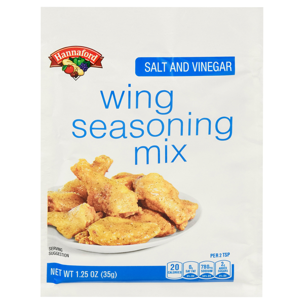 Hannaford Salt & Vinegar Wing Seasoning Mix
