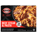 Boston Market Beef Steak & Pasta 27g Protein Frozen Meal