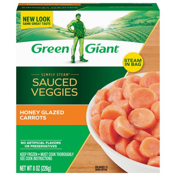 Green Giant Lightly Sauced Honey Glazed Carrots Frozen