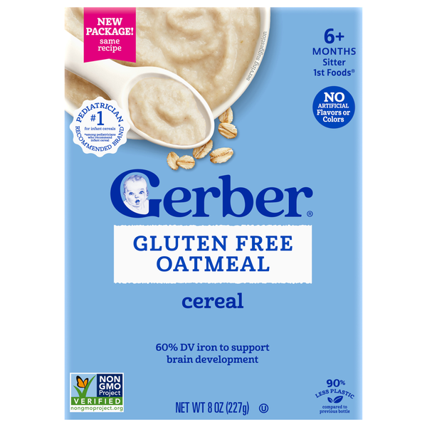 Gerber Gluten Free 1st Foods Oatmeal Cereal