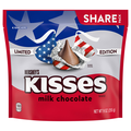 Hershey's KISSES Milk Chocolate Candy Stars & Stripes Share Pack