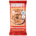Legendary Foods Gluten Free Cinnamon Crumble Mini 20g Protein Donuts