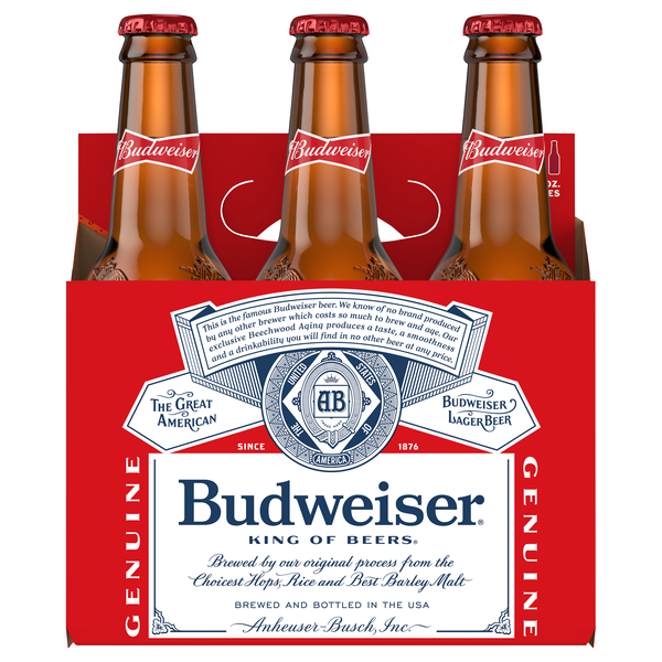 Budweiser Beer - 6 pk