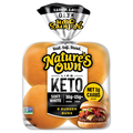 Nature's Own Life Keto 60 Calories Soft White Hamburger Buns - 8 ct