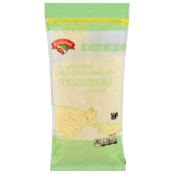 Hannaford Natural Shredded Part Skim Mozzarella Cheese