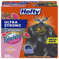 Hefty Ultra Strong Fabuloso Watermelon Scent Large Drawstring Bags 30 Gal
