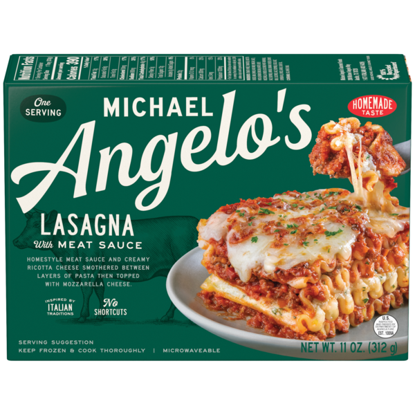 Michael Angelo's Lasagna with Meat Sauce Frozen Meal