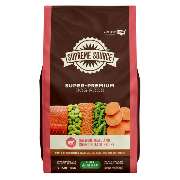 Supreme Source Grain Free Salmon Meal & Sweet Potato Recipe Dry Dog Food