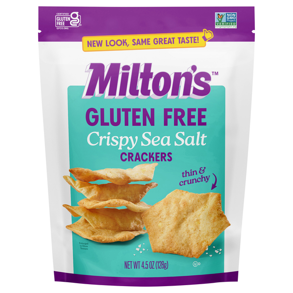 Milton's Gluten Free Crispy Sea Salt Baked Crackers