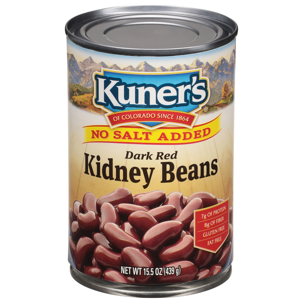 Kuner's No Salt Added Dark Red Kidney Beans