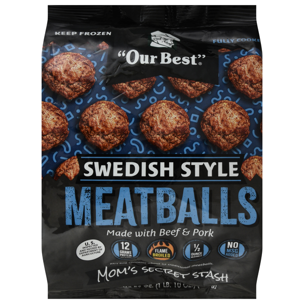 Our Best Swedish Style Meatballs Frozen