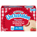 Smucker's Uncrustables Peanut Butter & Strawberry Jam Sandwich - 4 ct
