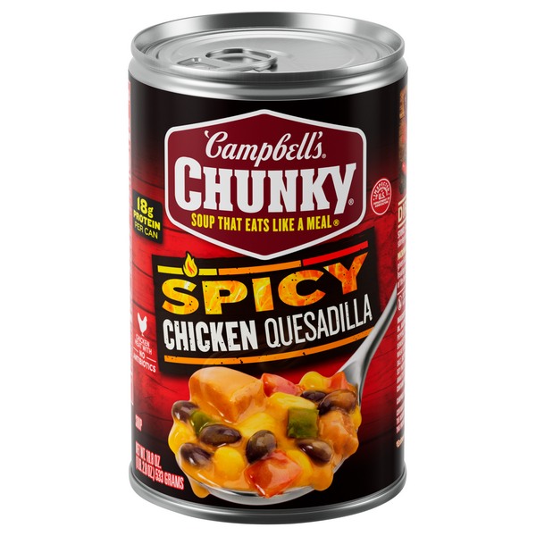 Campbell's Chunky Spicy Chicken Quesadilla Soup