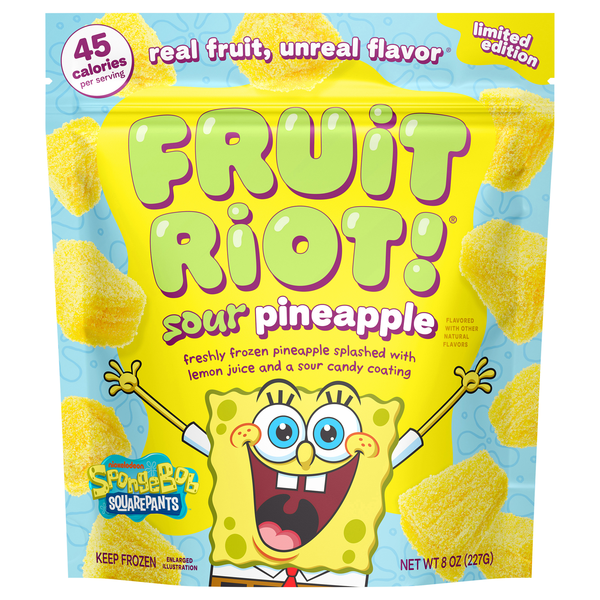 Fruit Riot Sour Pineapple Candy Frozen