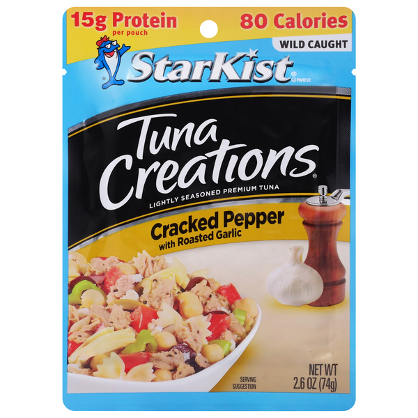 StarKist Tuna Creations Premium Cracked Pepper with Roasted Garlic