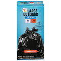 Our Brand Large Outdoor Flap Tie Trash Bags 30 Gallon