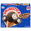 Nestle Drumstick Crushed It! Cookies 'N' Cream Sundae Cones - 8 ct