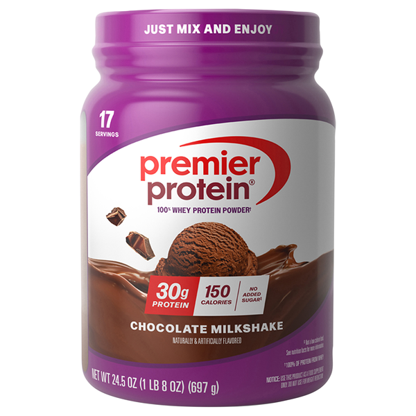 Premier Protein Chocolate Milkshake 30g 100% Whey Protein Powder
