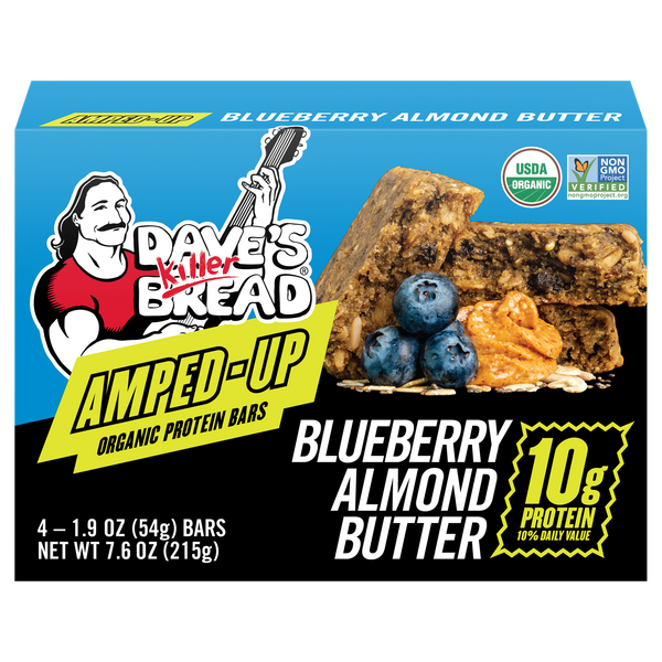 Save on Dave's Killer Bread Protein Bar Blueberry Almond Butter Organic