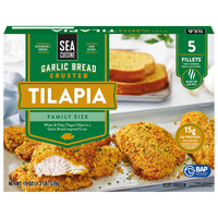 Sea Cuisine Garlic Bread Crusted Tilapia Fillets - 5 ct Frozen