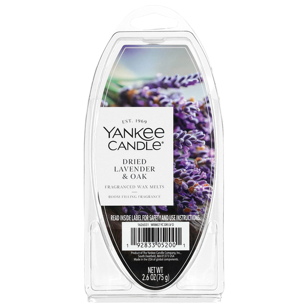 Yankee Candle Fragranced Dried Lavender & Oak Wax Melts