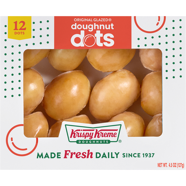 Krispy Kreme Original Glazed Doughnut Dots - 12 ct