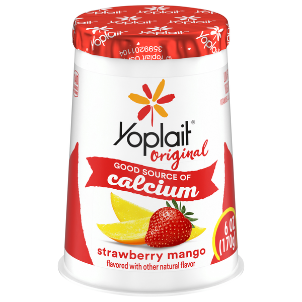 Yoplait Original Low Fat Strawberry Mango Yogurt Cup