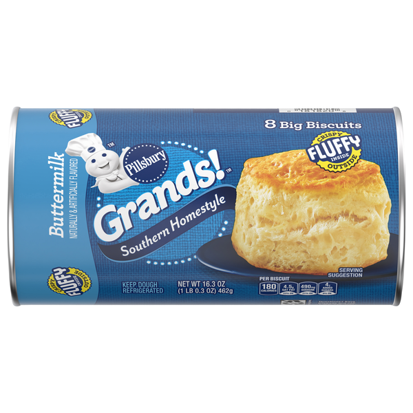 Pillsbury Grands! Southern Homestyle Buttermilk Biscuits - 8 ct