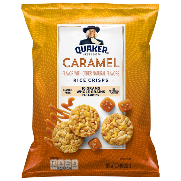 Save on Quaker Rice Crisps Caramel Gluten Free Order Online Delivery Stop & Shop