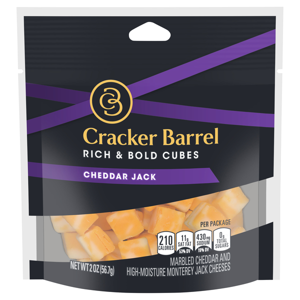 Cracker Barrel Cheddar Jack Cheese Cubes