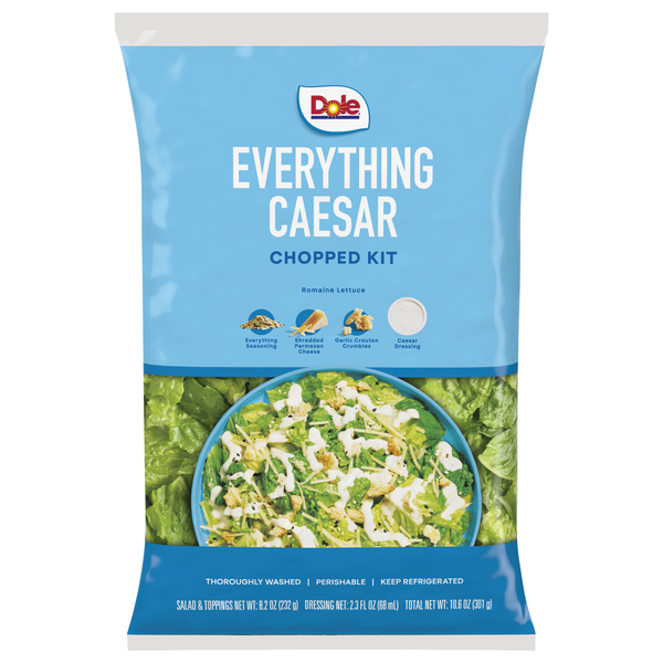 Dole Chopped Everything Caesar Salad Kit