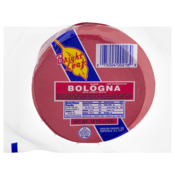 Bright Leaf Bologna Sliced
