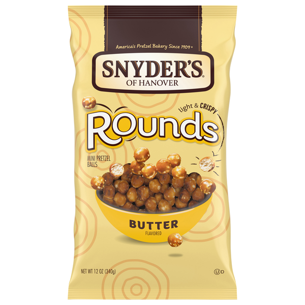 Snyder's of Hanover Rounds Butter Flavored Mini Pretzel Balls