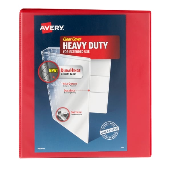 Avery Binder Clear Cover Durable