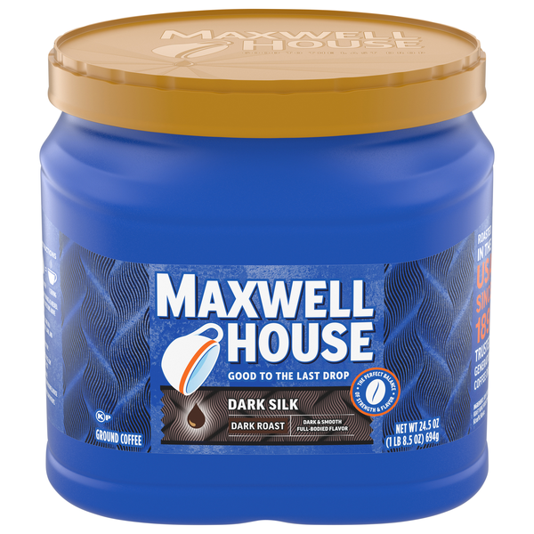 Maxwell House Dark Silk Dark Roast Ground Coffee