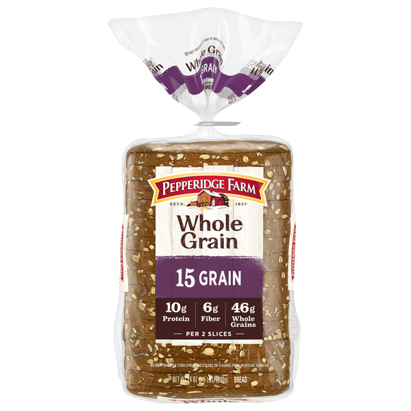 Pepperidge Farm Whole Grain 15 Grain Sliced Bread