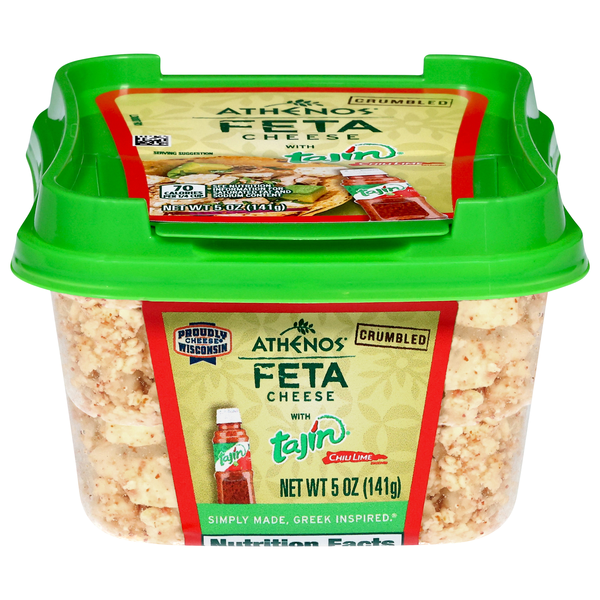 Athenos Crumbled Feta Cheese with Tajin