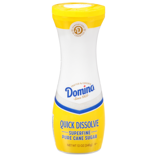 Domino Quick Dissolve Pure Cane Superfine Sugar