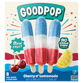 GoodPop Organic No Sugar Added Cherry N' Lemonade Ice Pops - 8 ct