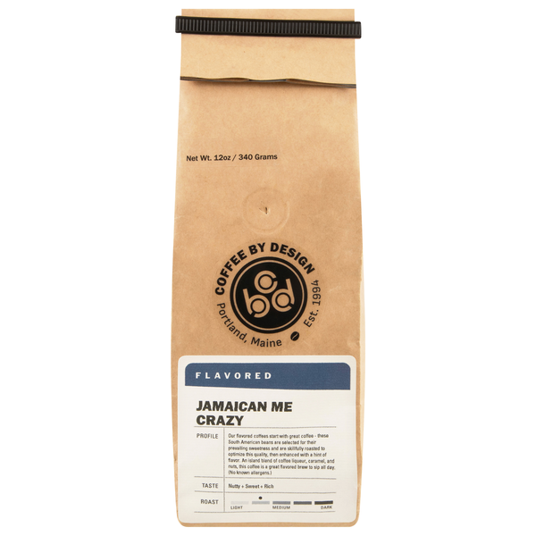 Coffee By Design Jamaican Me Crazy Light Roast Ground Coffee