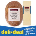 Deli Deal Maple & Brown Sugar Ham & Sharp Cheddar Cheese