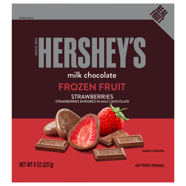 Hershey's Milk Chocolate Strawberries Frozen