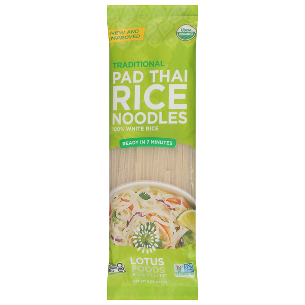 Save on Lotus Foods Pad Thai Rice Noodles Traditional Organic Order