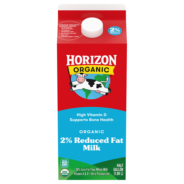 Horizon Organic 2% Reduced Fat Milk