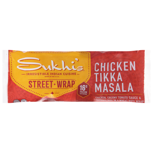 Sukhi's Indian Cuisine Chicken Tikka Masala Street Wrap Frozen