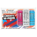Monster Zero Suger Ultra Energy Drink Variety Pack - 12 pk