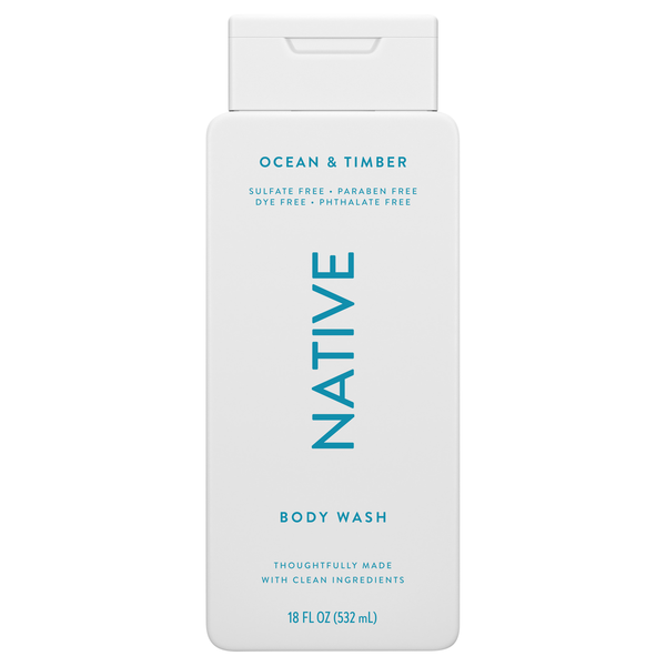 Native Ocean & Timber Body Wash