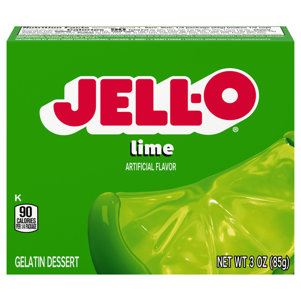 Jell-O Lime Flavored Gelatin Dessert Mix