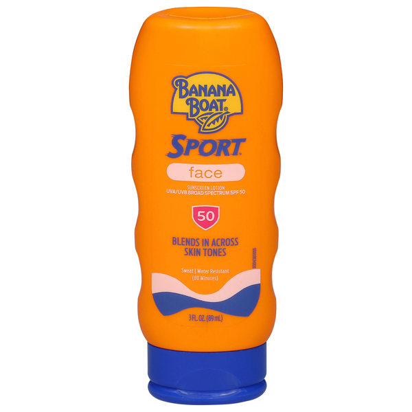 Banana Boat Broad Spectrum SPF 50 Face Sunscreen Lotion